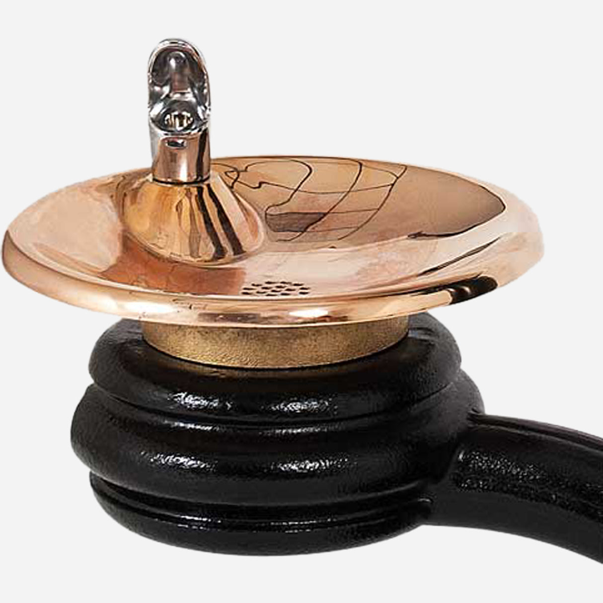 Murdock M-C76A Series Victorian-Era Pedestal Drinking Fountain with Cast Brass Bowl