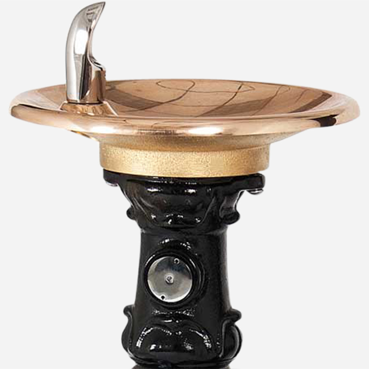 Murdock M-C76C Series Victorian-Style Bowl on Pedestal Drinking Fountain with Cast Brass Bowl