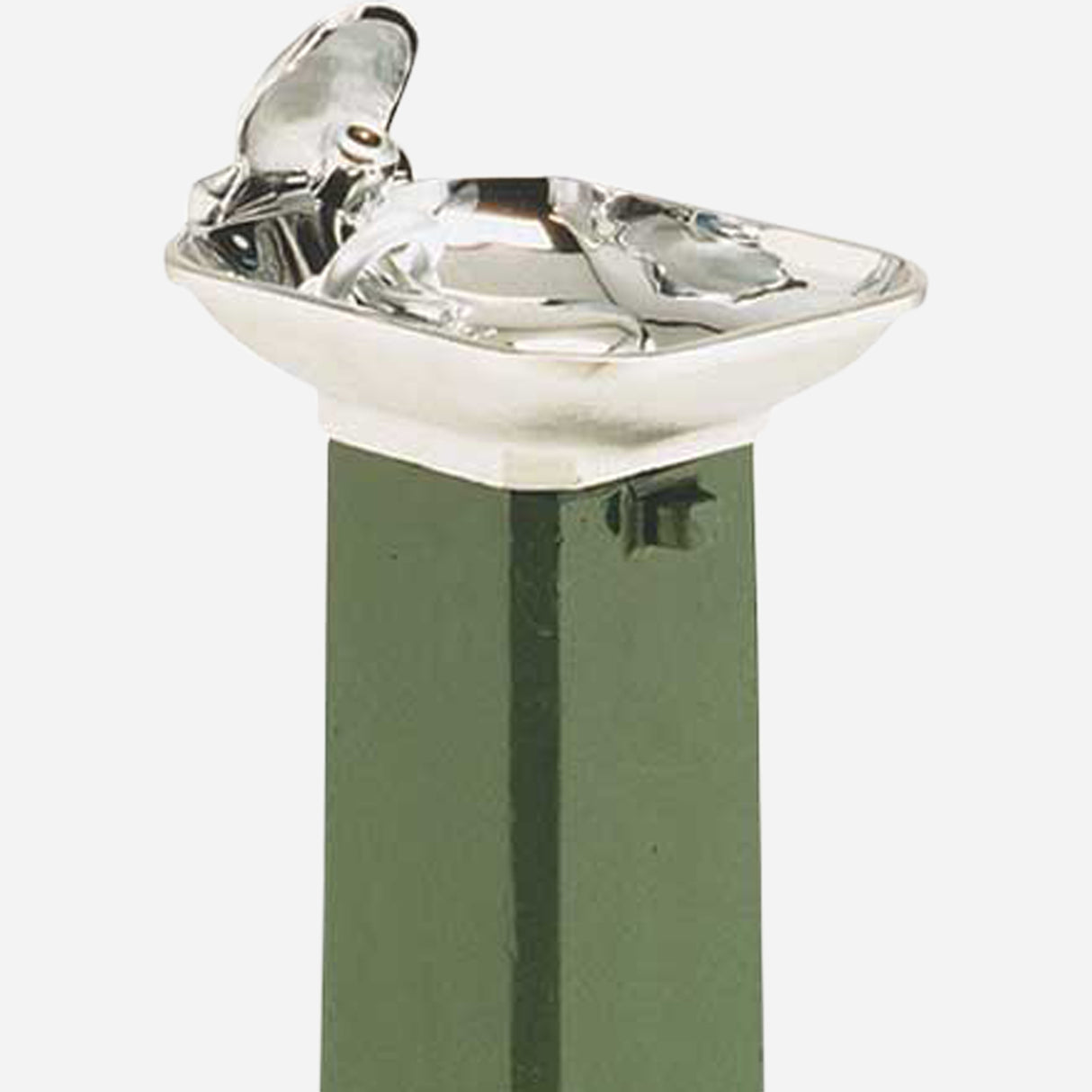 Murdock M-34 | Retro Rectangular Bowl Drinking Fountain with Foot Pedal Operation