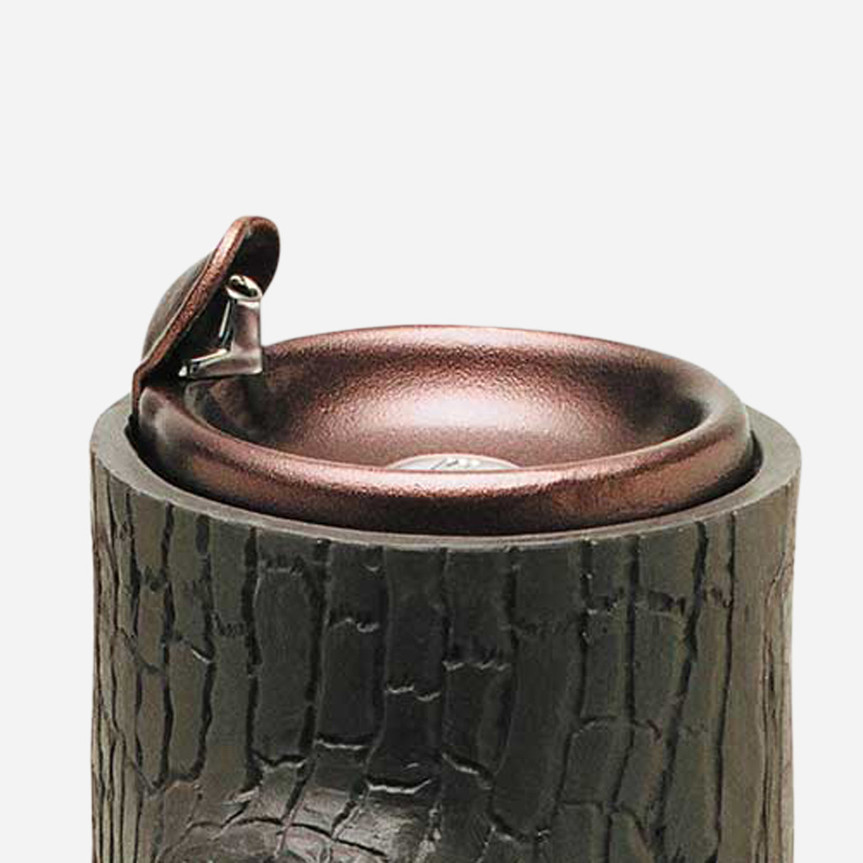 Murdock M-OW1 | Oakwood Molded Poly Outdoor Drinking Fountain w/ Brass Bowl