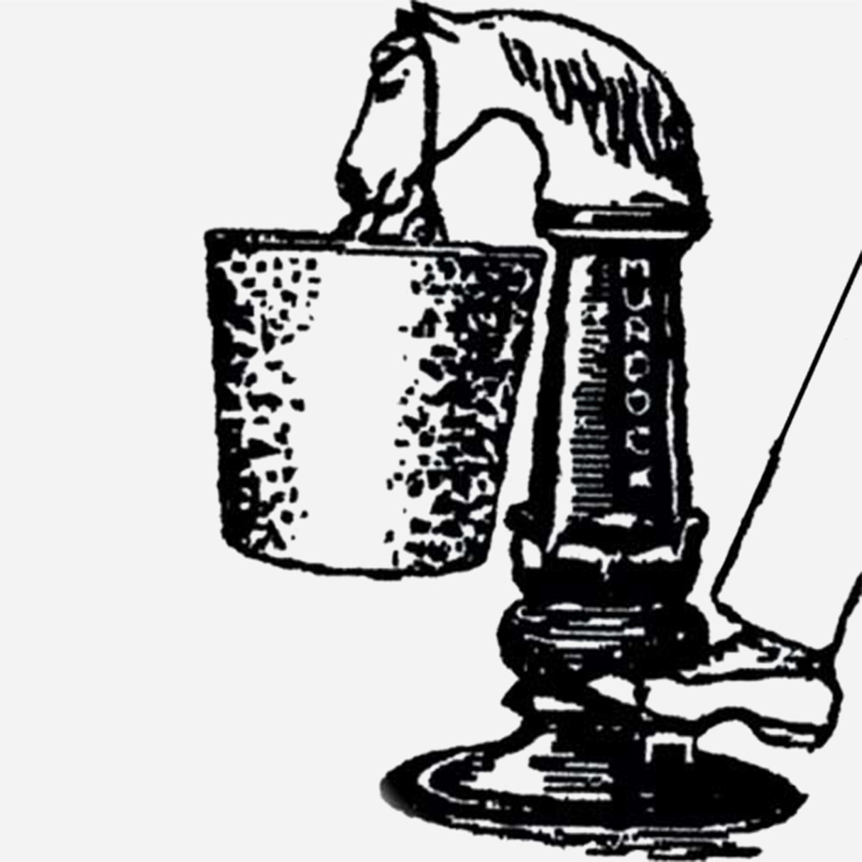 Murdock M-HH1 Series Decorative Horse Head Pedal-Operated Freeze Resistant Post Hydrant