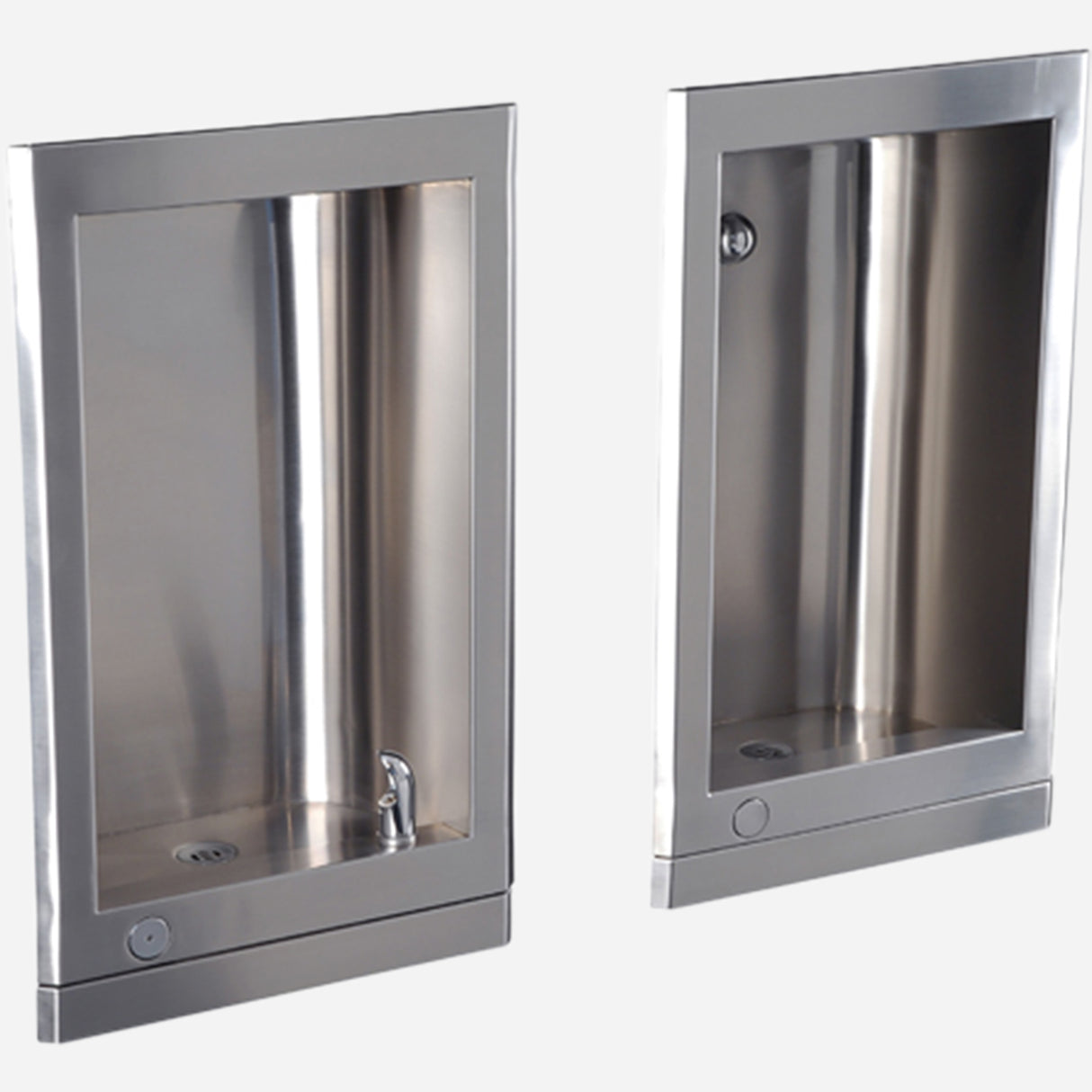 Murdock A181CUSP | Recessed Stainless Steel Drinking Fountain with Cuspidor