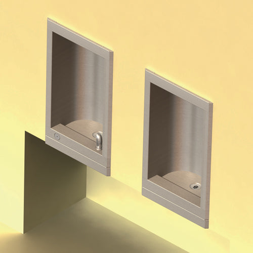 Murdock A181CUSP | Recessed Stainless Steel Drinking Fountain with Cuspidor