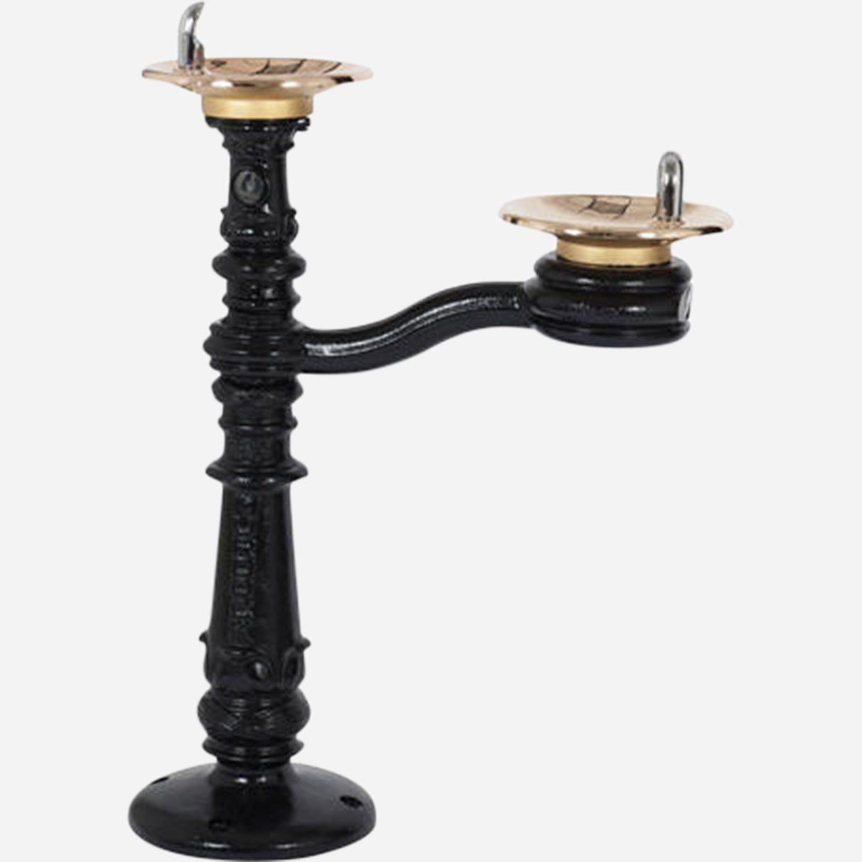 Murdock M-C76B Series Pedestal Drinking Fountain with Dual Height Bowls for Public Spaces