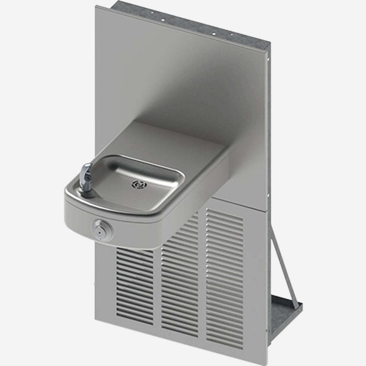 Murdock A151.8-VR | Wall-Mounted Rounded Box Drinking Fountain with Refrigeration