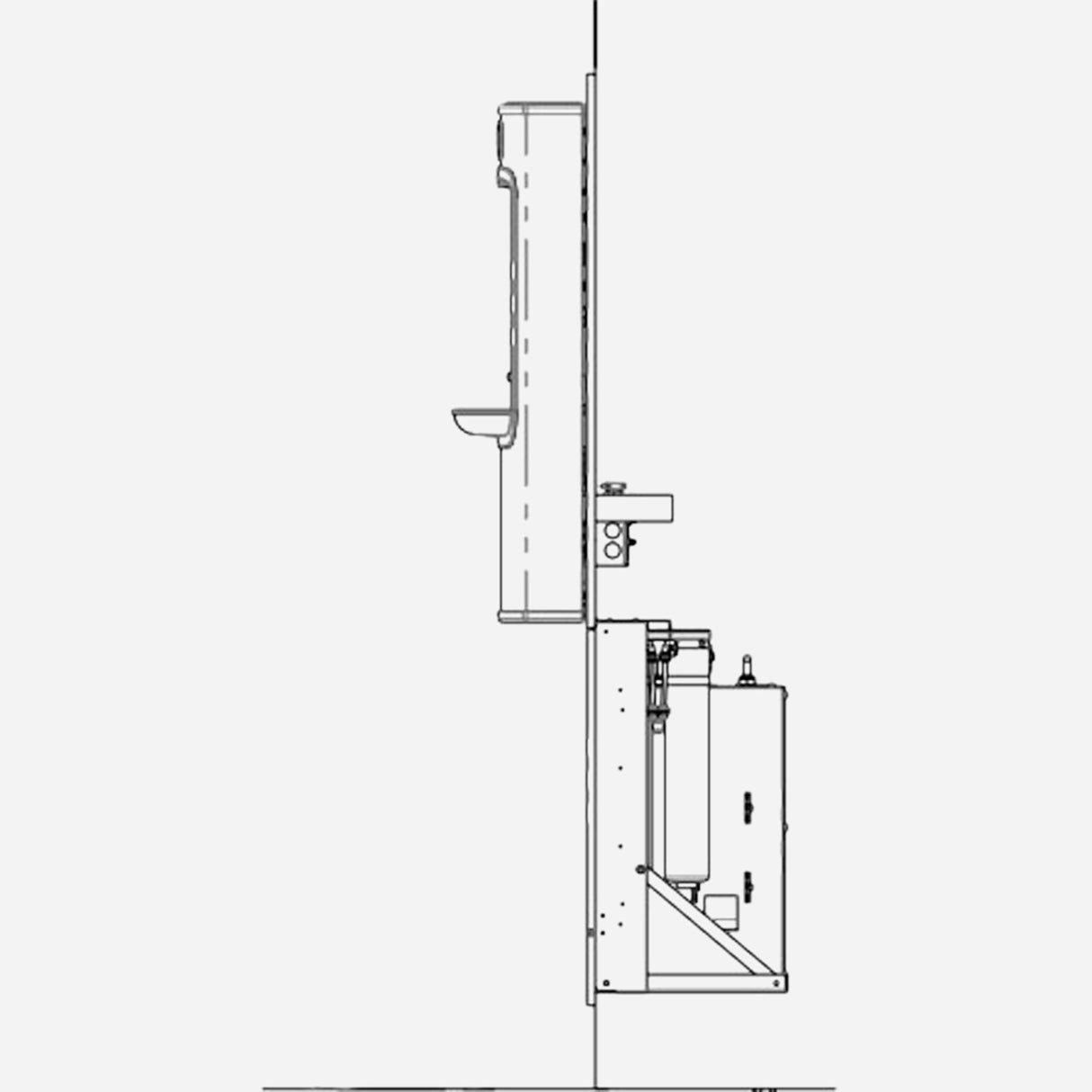 Murdock BF158 | Refrigerated Push Button Water Refill Station with 1 GPM Flow Rate