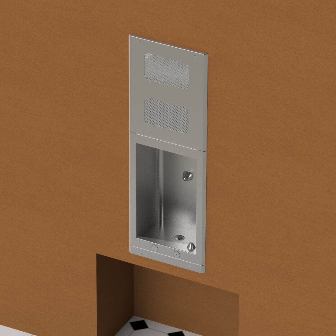 Murdock AR81.8-BF | Ligature-Resistant Recessed Water Cooler w/ 8 GPH Refrigeration