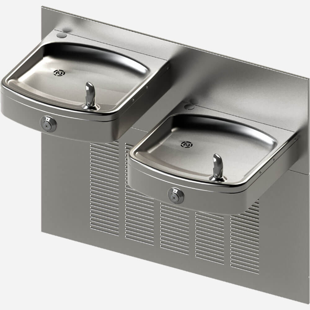Murdock A192.8 | Bi-Level Wall-Mounted Drinking Fountain with Refrigeration System