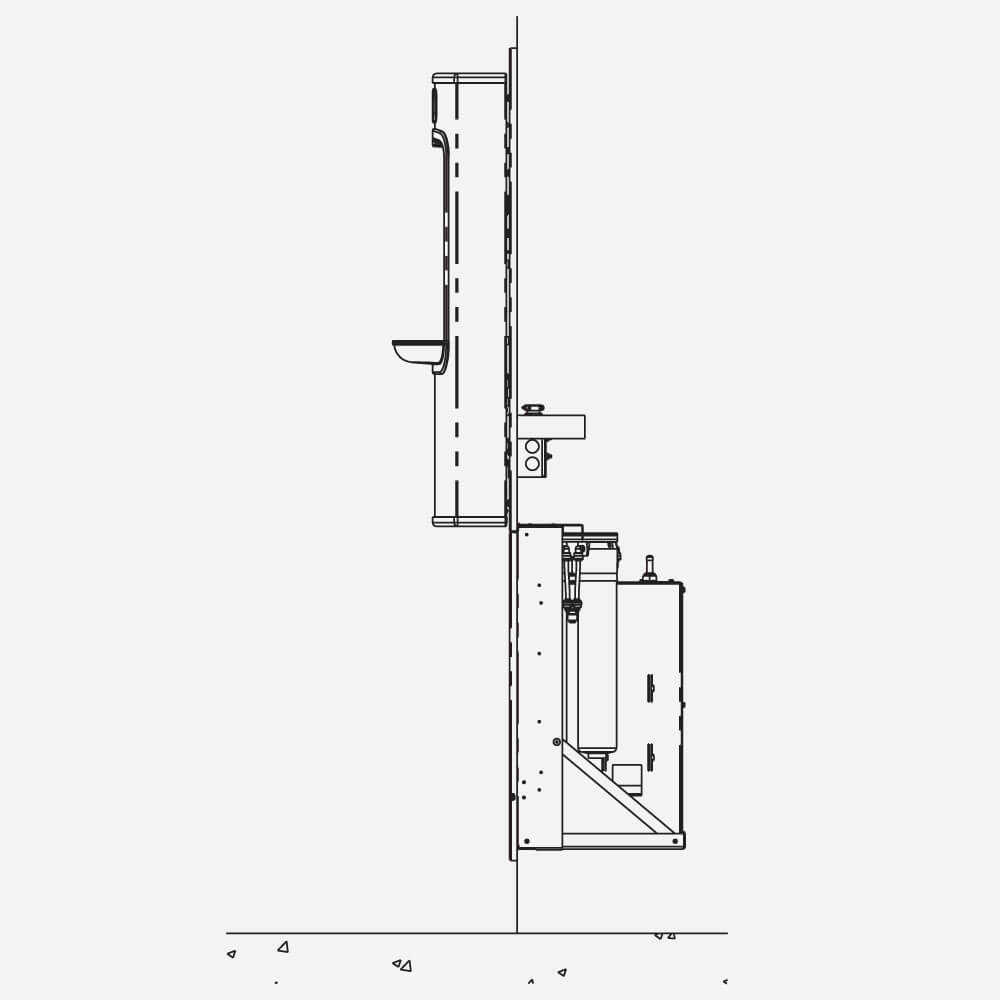 Murdock BF168 Series Refrigerated Sensor-Activated Water Refill Station with Touchless Operation