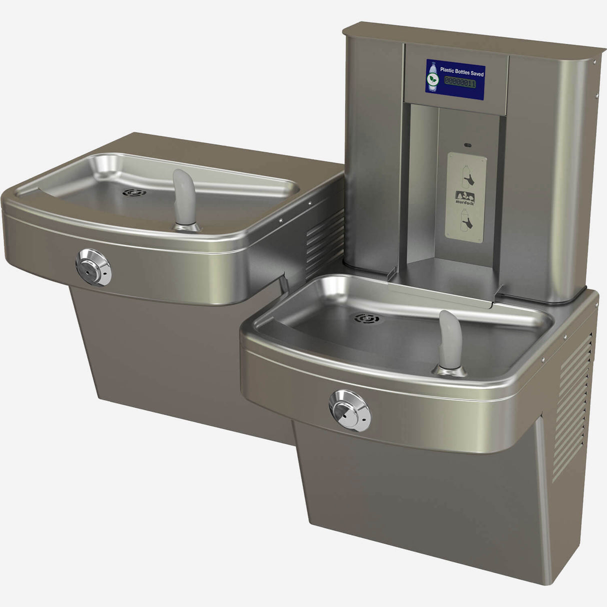 Murdock A172-UG-VR-D1-BFS | Wall-Mounted Heavy Duty Bottle Filler with Vandal-Resistant Design