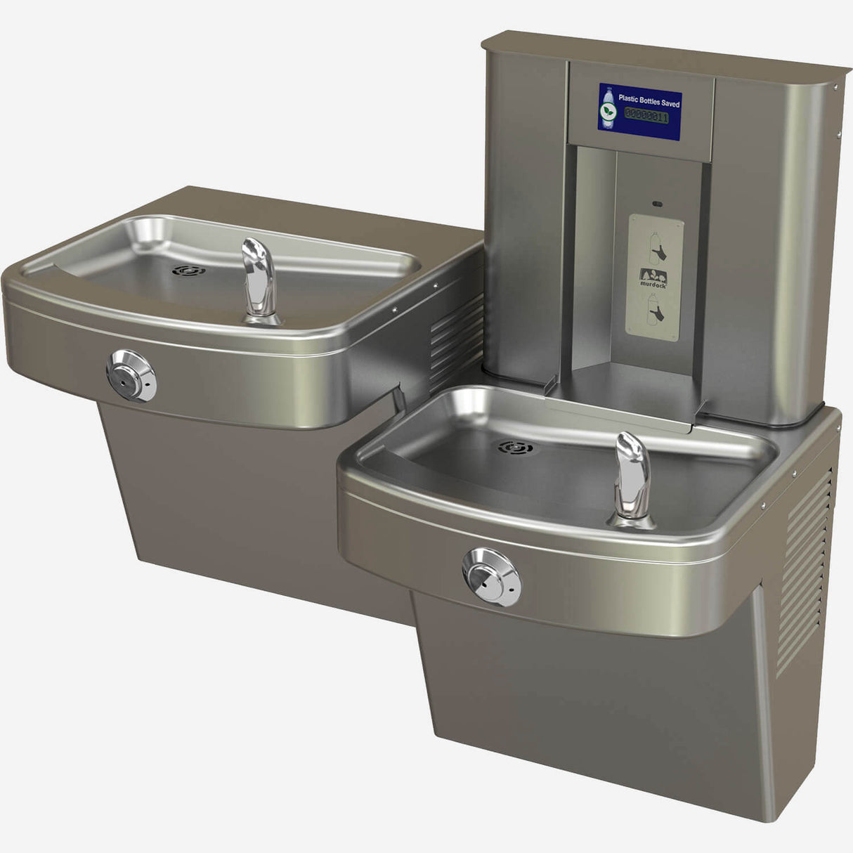 Murdock A172-UG-VR-D1-BFS | Wall-Mounted Heavy Duty Bottle Filler with Vandal-Resistant Design