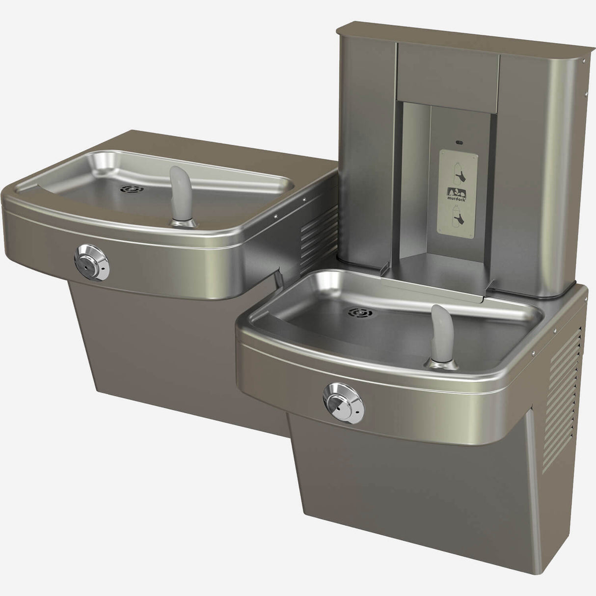 Murdock A172-UG-VR-D1-BFS | Wall-Mounted Heavy Duty Bottle Filler with Vandal-Resistant Design