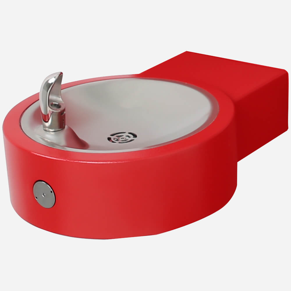 Murdock GRC75 | Wall-Mounted Round Stainless Steel Drinking Fountain w/ Vandal Resistance