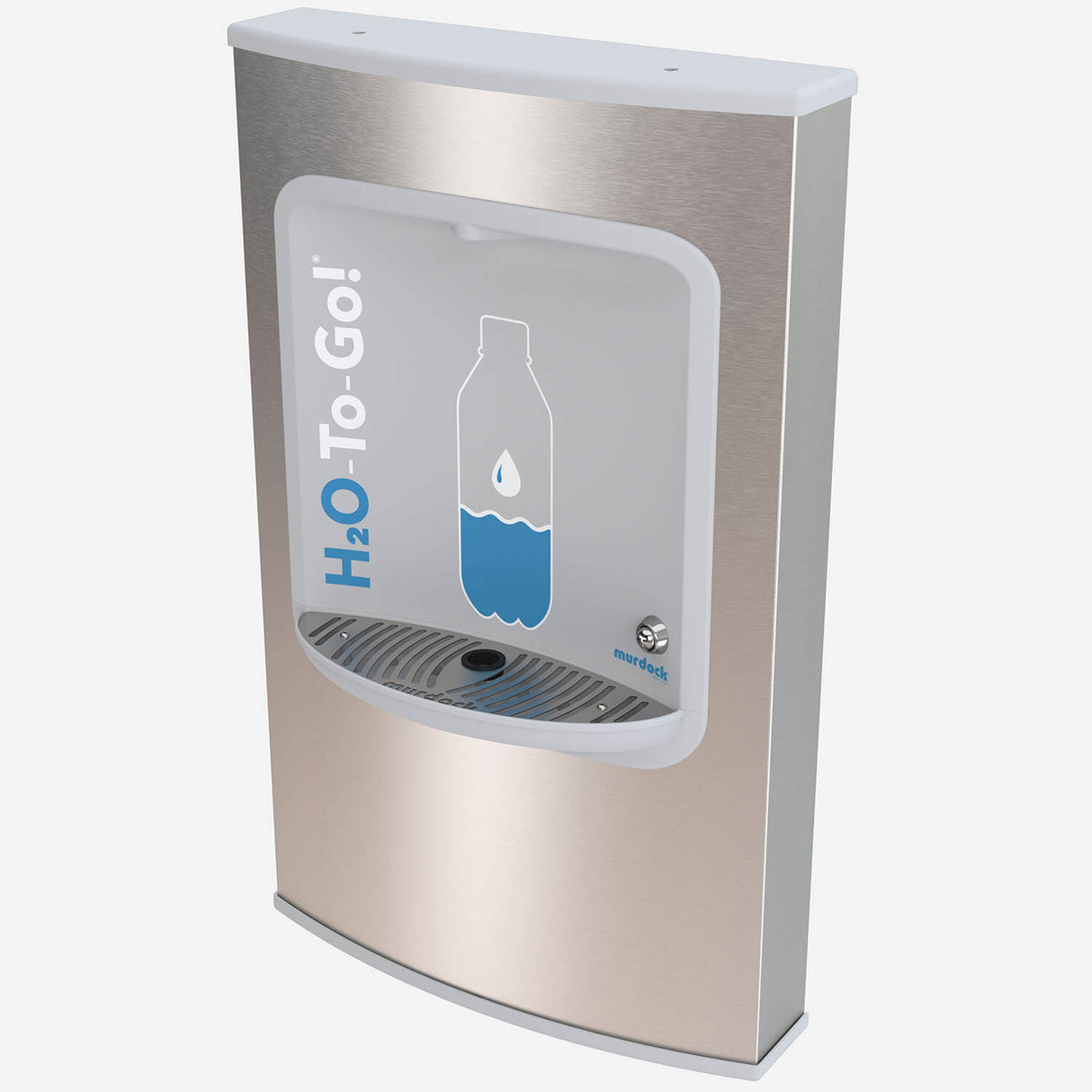 Murdock BF15 | Surface-Mounted Push Button Water Bottle Filling Station w/ 1 GPM Flow