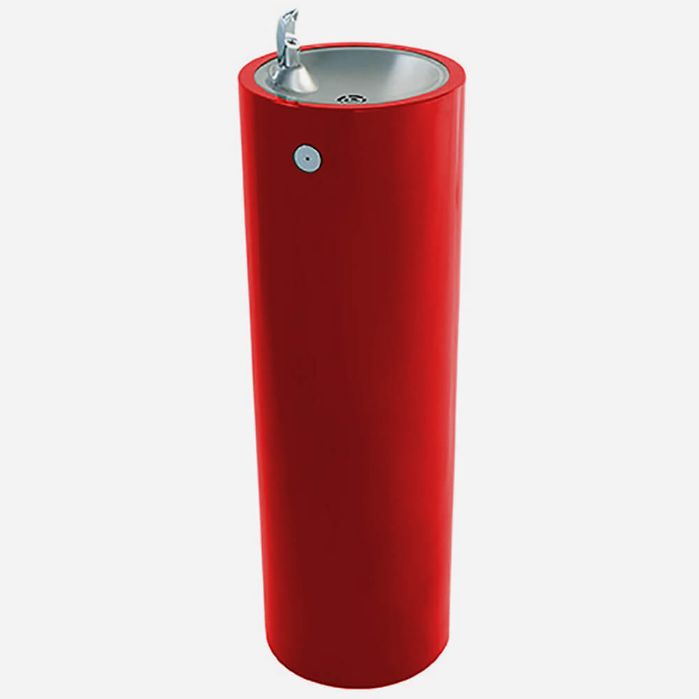 Murdock GRF35 | Pedestal-Mounted Outdoor Drinking Fountain w/ Vandal-Resistant Design