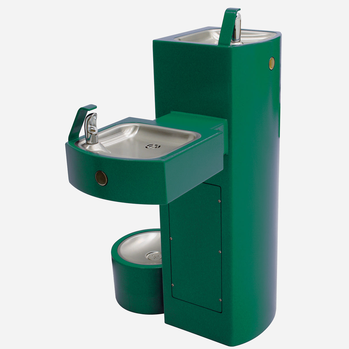 Murdock GSM55 | Bi-Level Pedestal Drinking Fountain with Vandal-Resistant Design