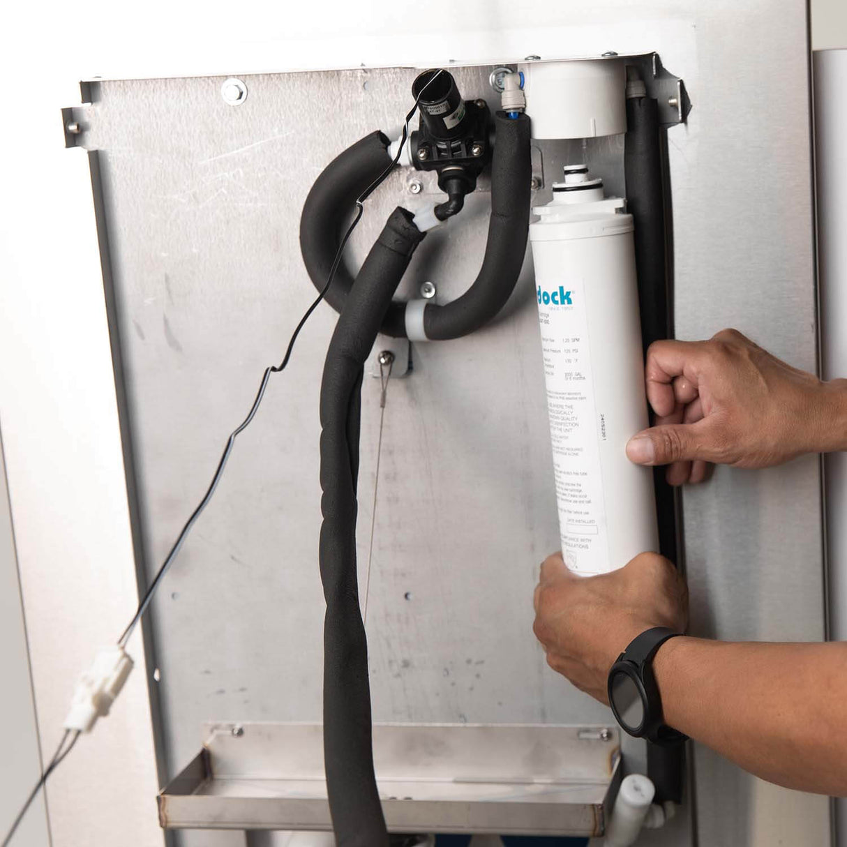 Murdock BF16S Series Wall-Mount Sensor Bottle Filler with Fold-Down Housing