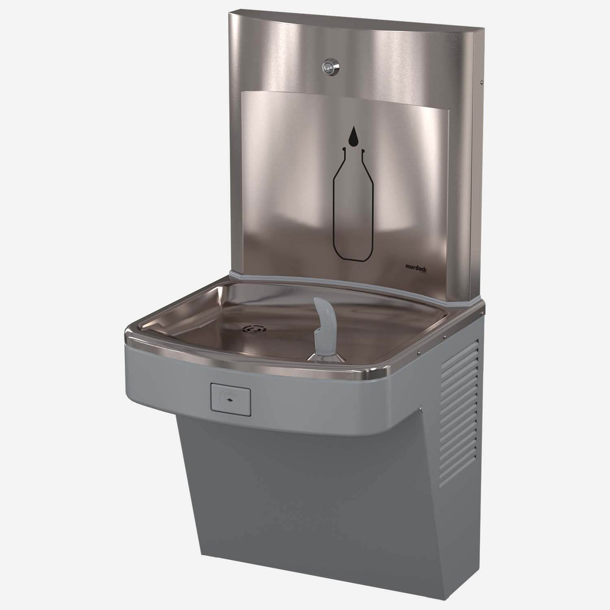 Murdock BF11S | Add-On Pushbutton Bottle Filler for A17 Drinking Fountains