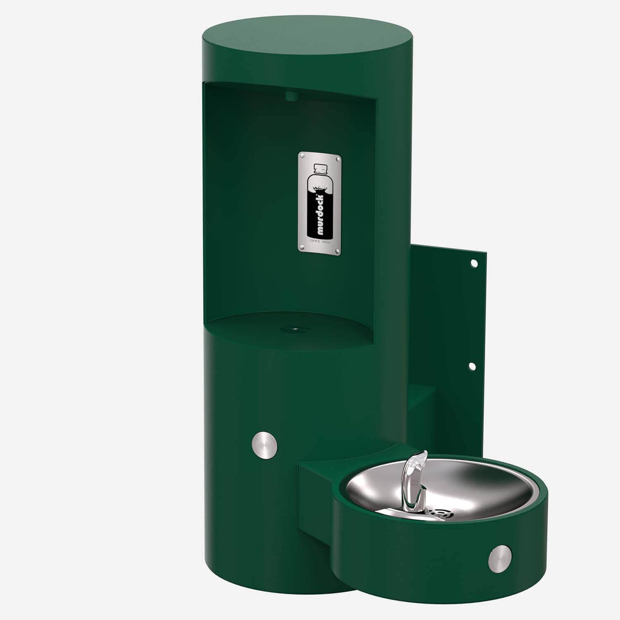 Murdock GYE14 Series Wall-Mounted Bottle Filler with Drinking Fountain & Hands-Free Operation