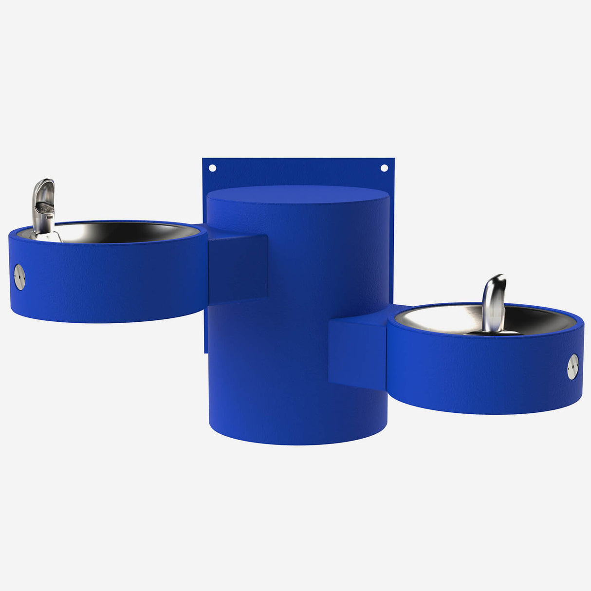 Murdock GRE24 Series Angled Bi-Level Wall-Mounted Drinking Fountain with Stainless Steel Construction