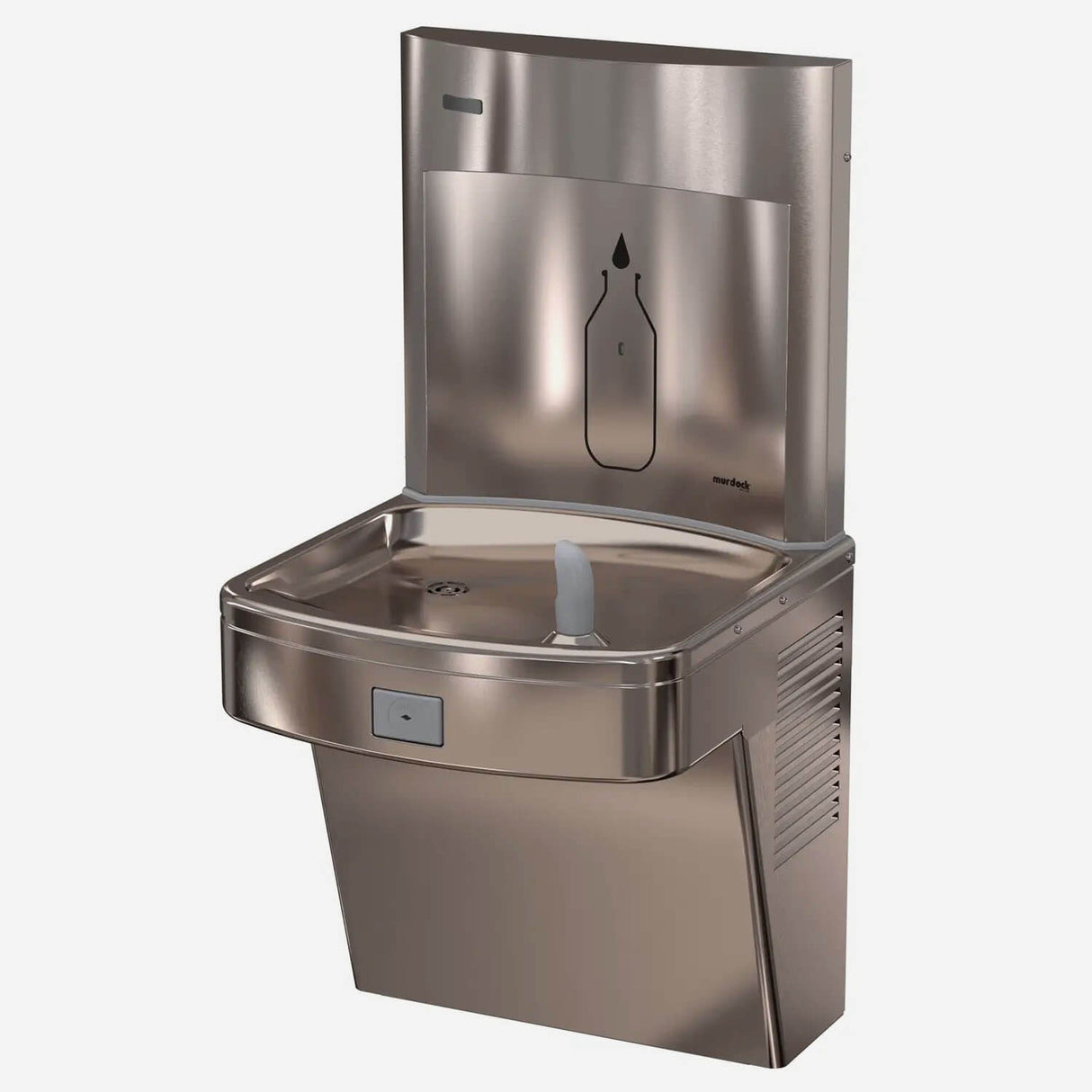 Murdock A171.8-UG-BF12S Series Wall-Mounted SpringH2O Bottle Filler with 8 GPH Refrigeration