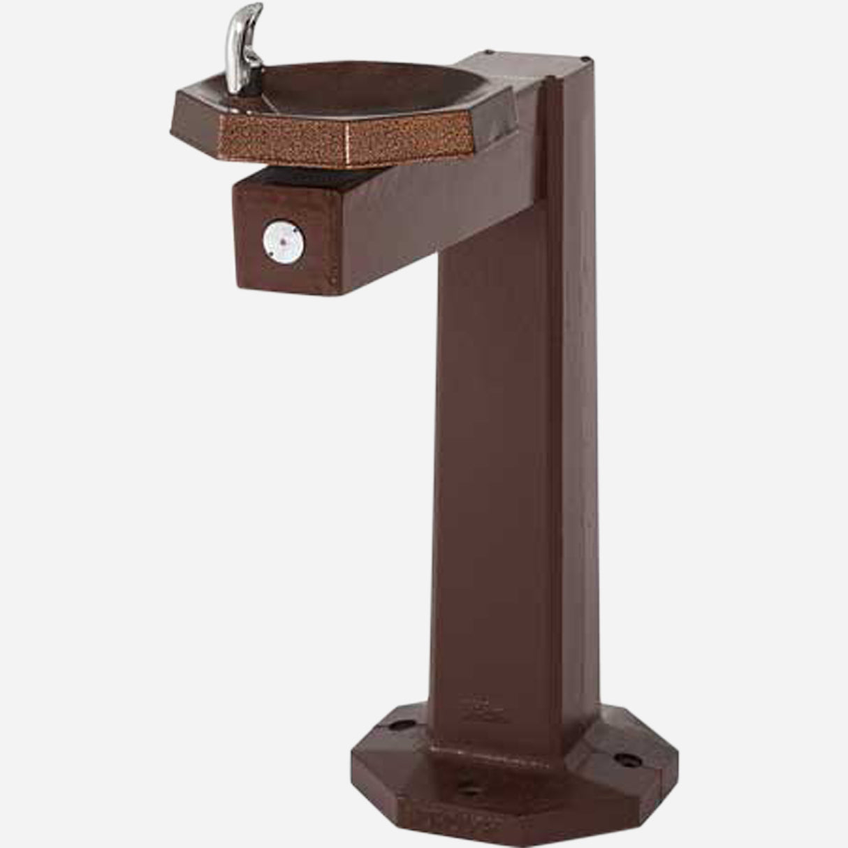 Murdock M-43A Series Architectural Pedestal Drinking Fountain with Bowl on Arm