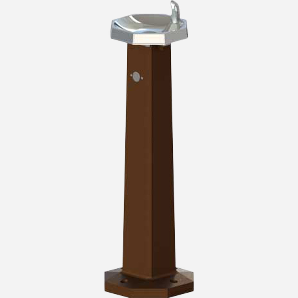 Murdock M-43C Series Pedestal Outdoor Drinking Fountain with Architectural Bowl Design