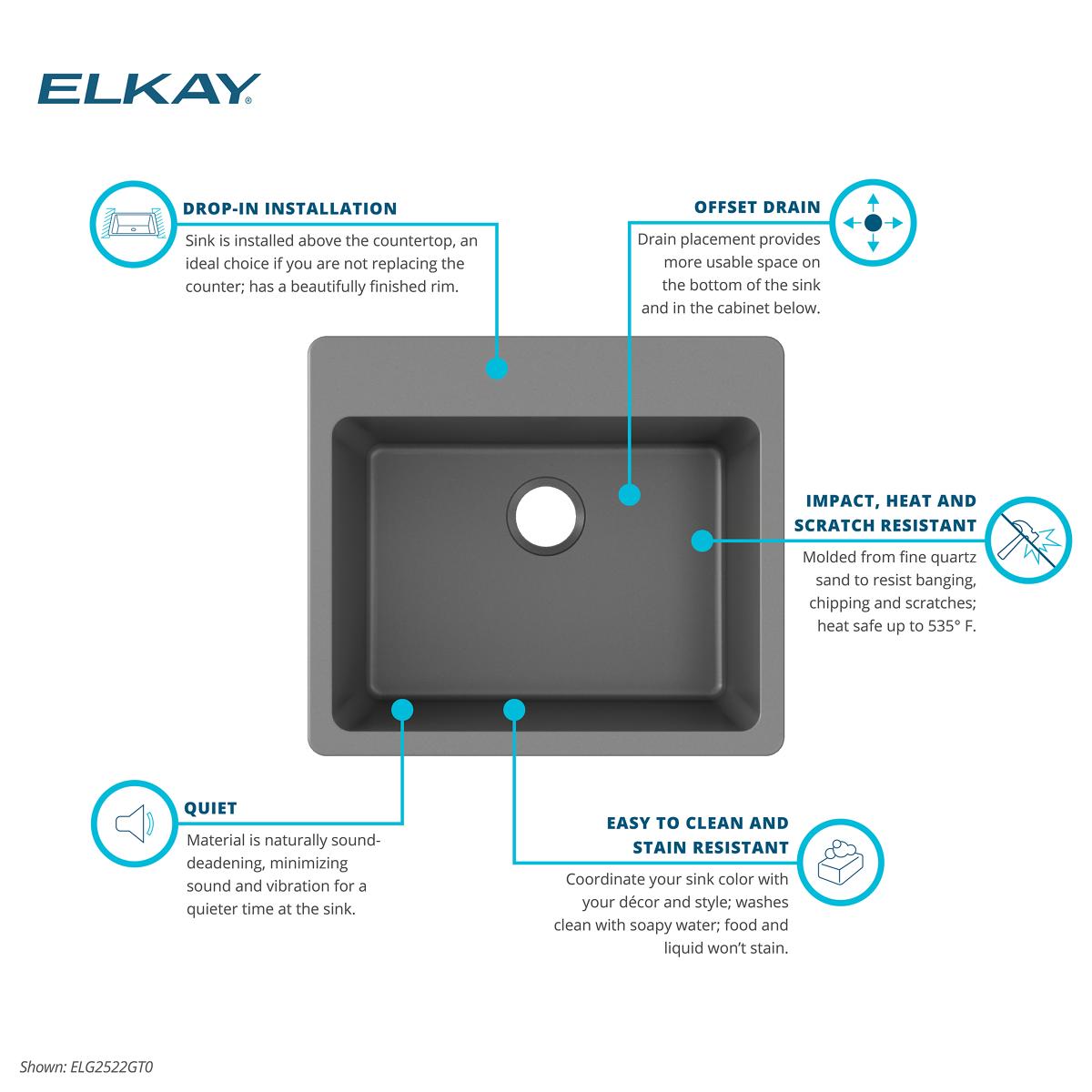 Elkay ELG2522GT