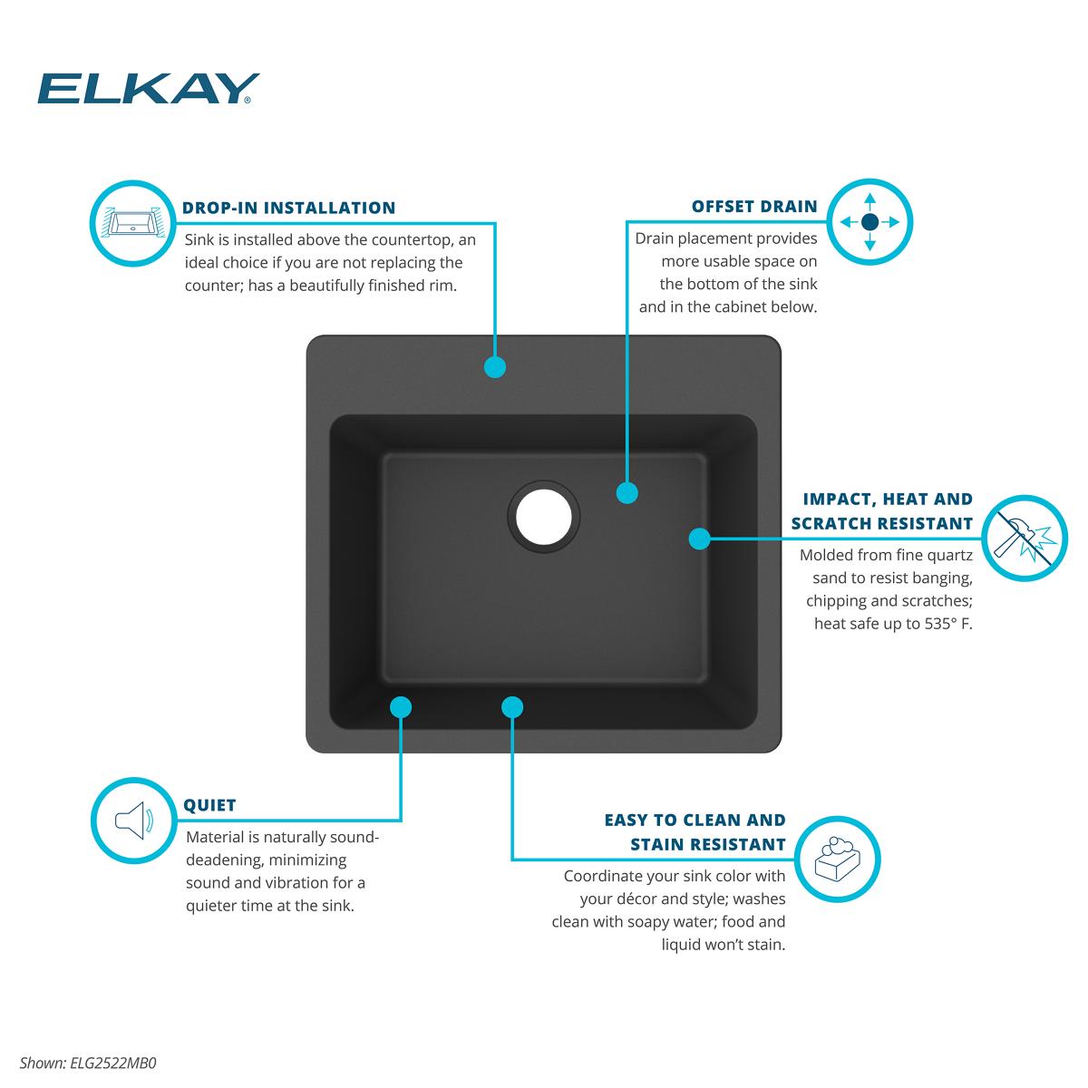 Elkay ELG2522MB