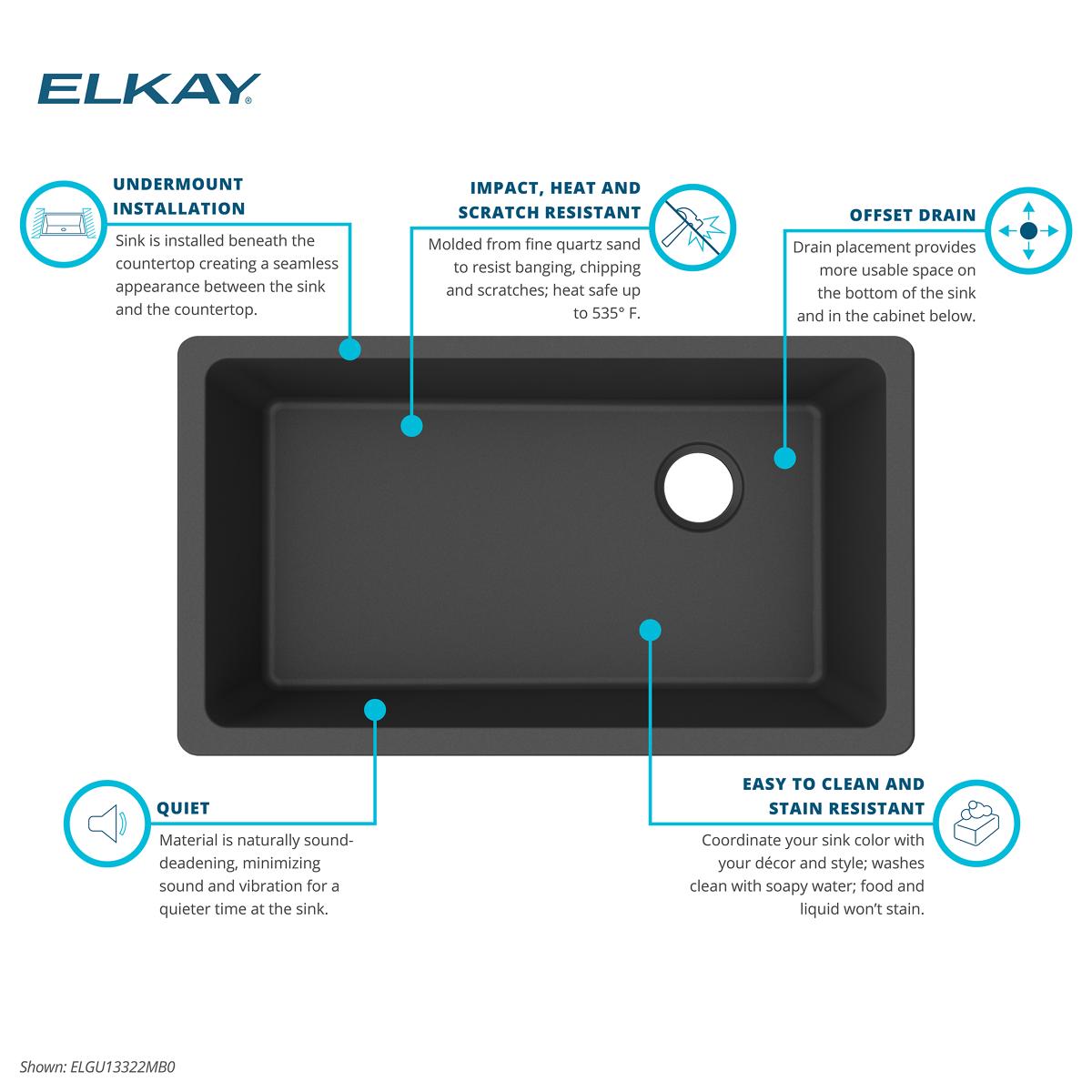 Elkay ELGU13322MB