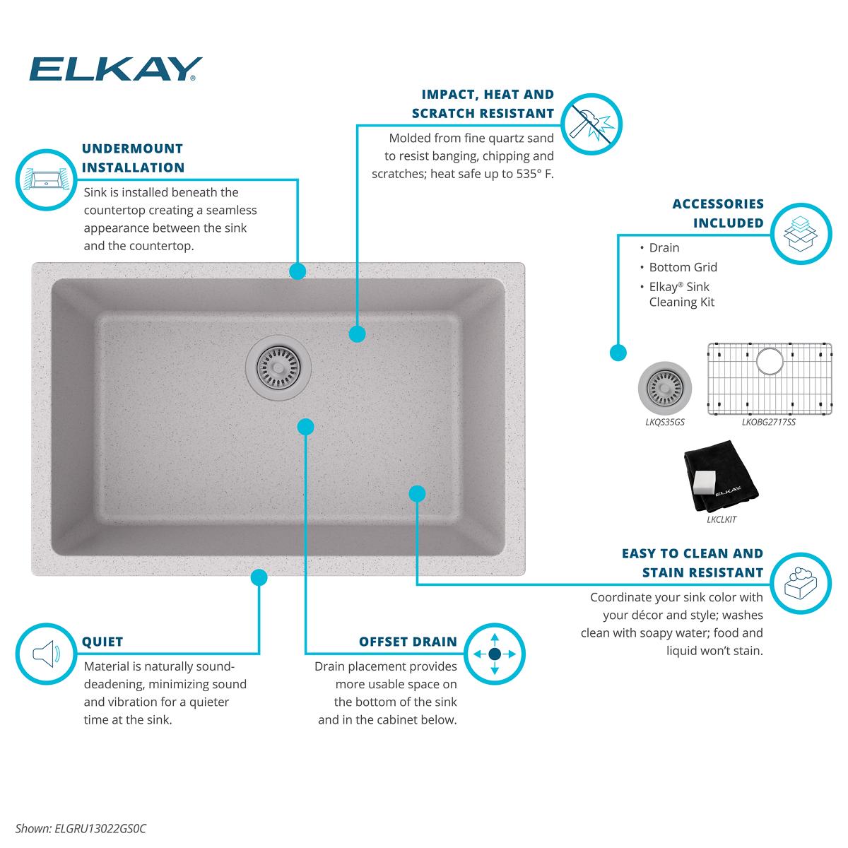 Elkay ELGRU13022GS
