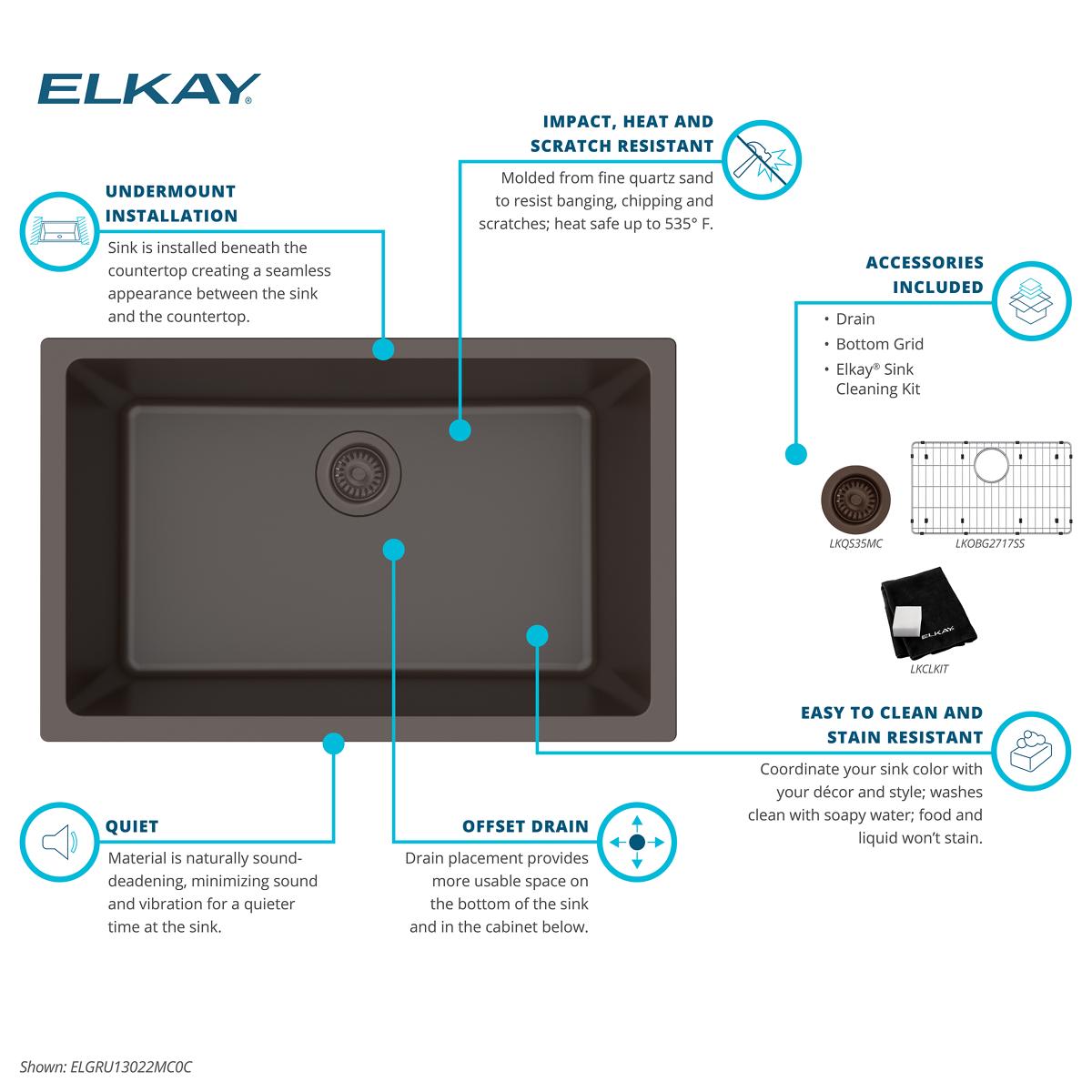Elkay ELGRU13022MC0C