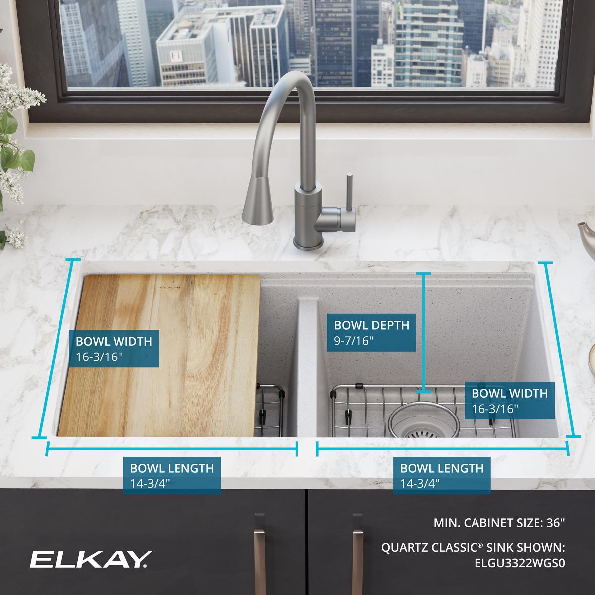 Elkay ELGU3322WGS0