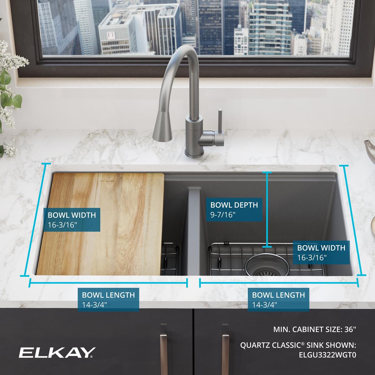 Elkay ELGU3322WGT0