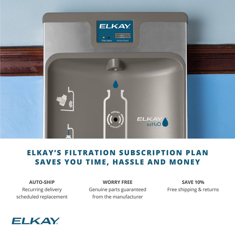 Elkay ERF750 | WaterSentry Plus Replacement Filter | For use with Built-in Water Dispenser (Liv Residential units)