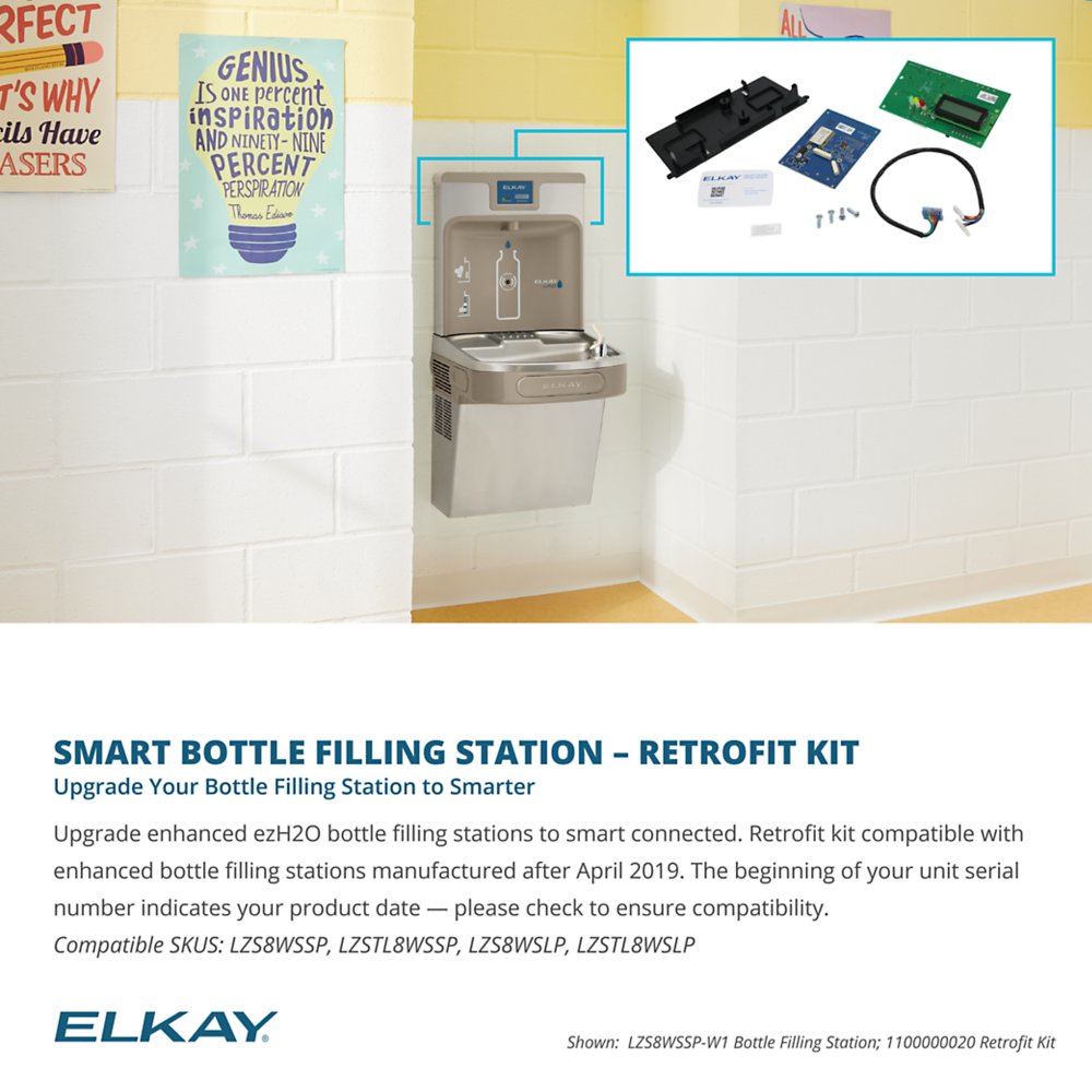 Elkay 1100000020 | Connected Retrofit Kit for Elkay Enhanced ezH2O Bottle Filling Stations
