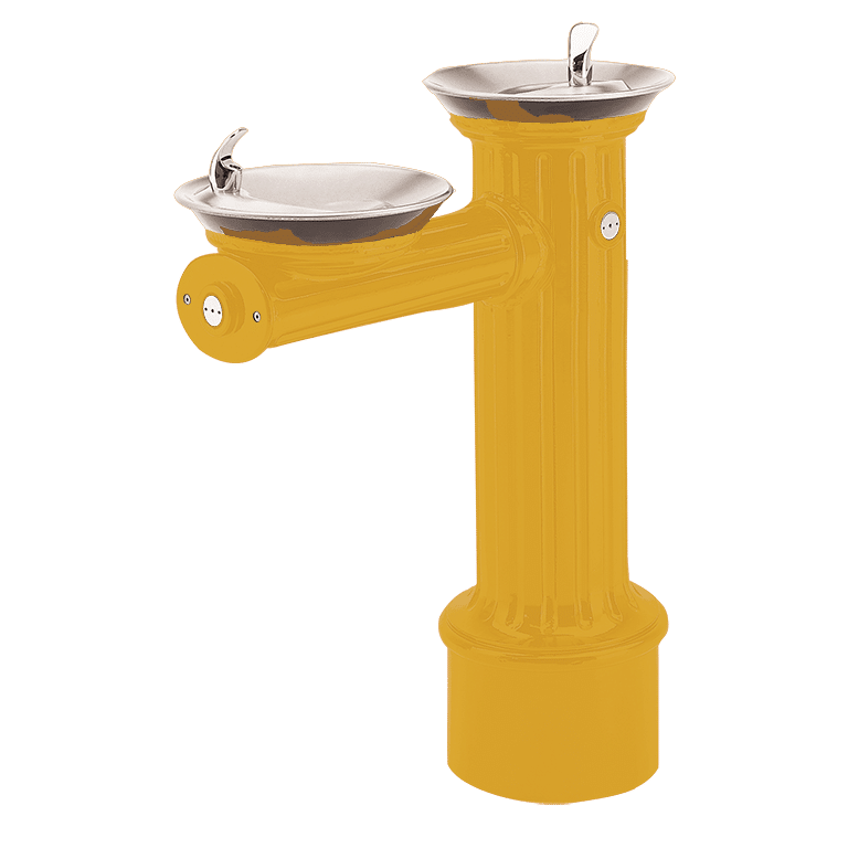 Haws 3511 | Vandal-Resistant Antique Pedestal Fountain | 0.45 GPM