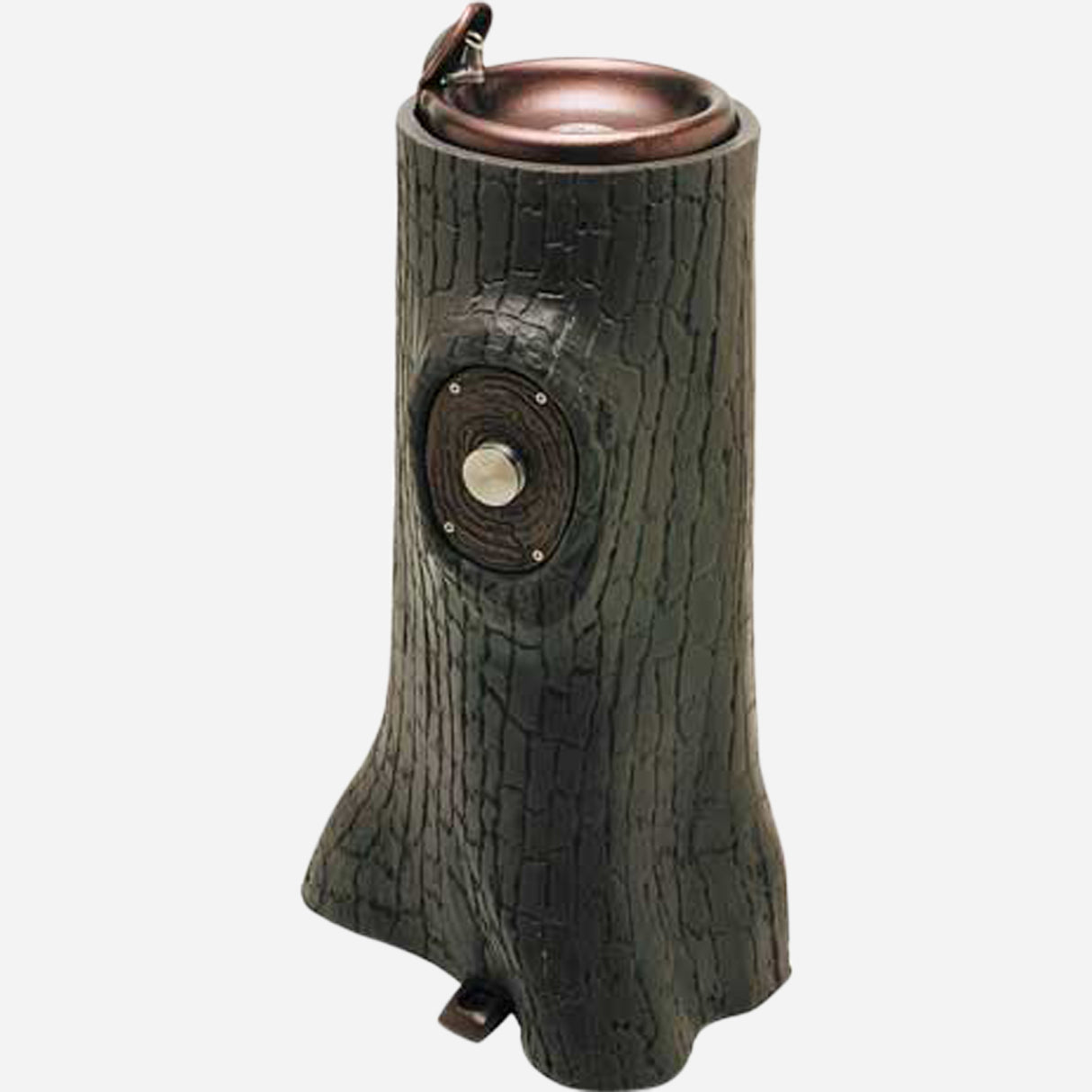 Murdock M-OW1 | Oakwood Molded Poly Outdoor Drinking Fountain w/ Brass Bowl