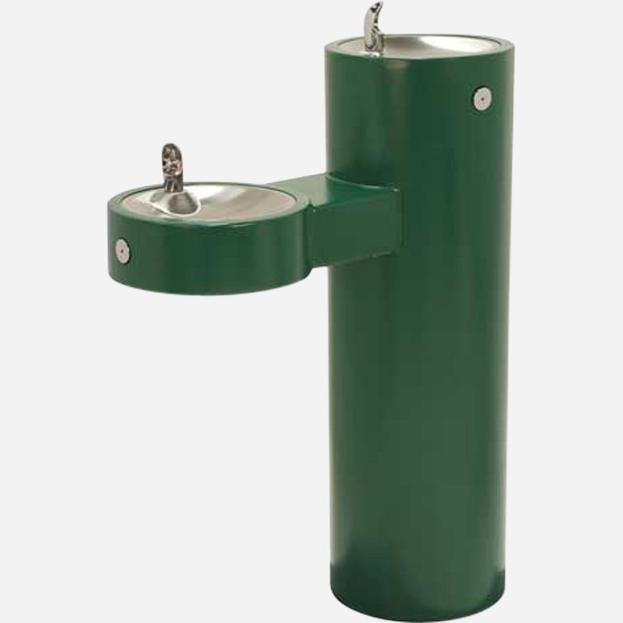 Murdock GRM45 | Round Pedestal Outdoor Drinking Fountain w/ Vandal-Resistant Design