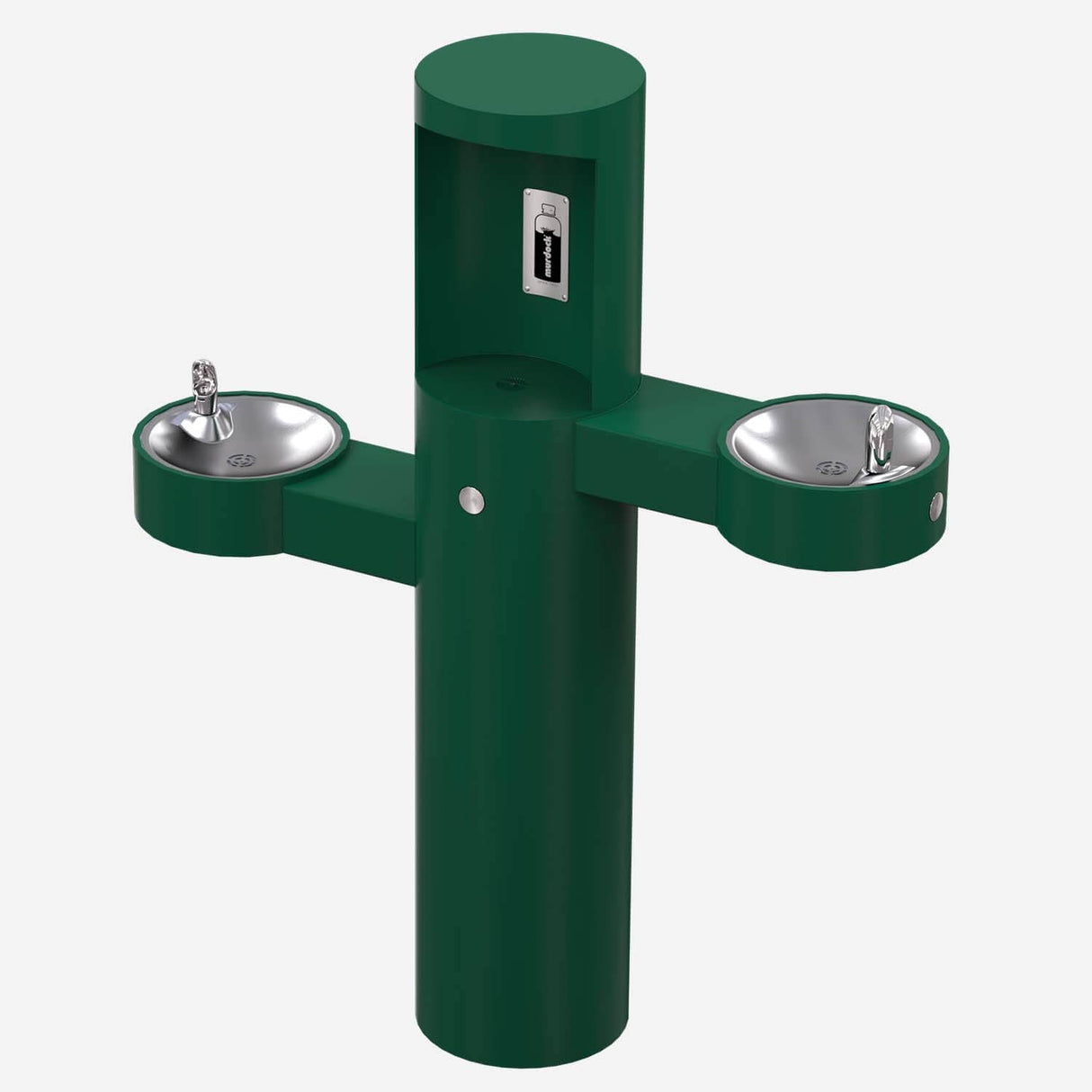 Murdock GYQ84 Series Outdoor Vandal-Resistant Drinking Fountain & Bottle Filler w/ Pet Option