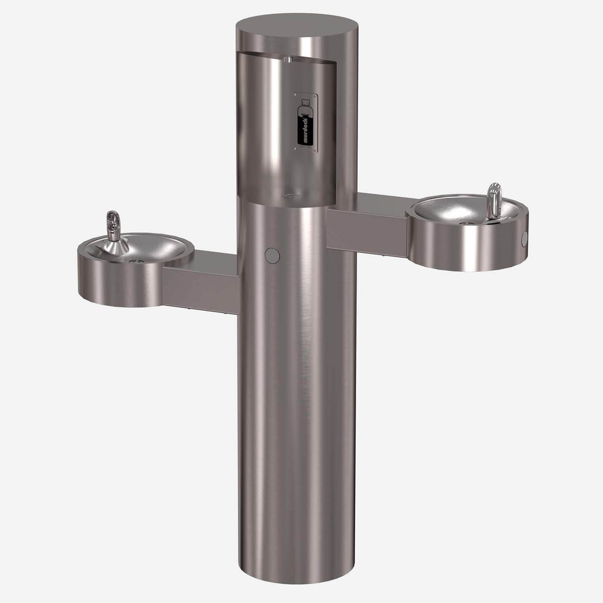 Murdock GYQ84 Series Outdoor Vandal-Resistant Drinking Fountain & Bottle Filler w/ Pet Option