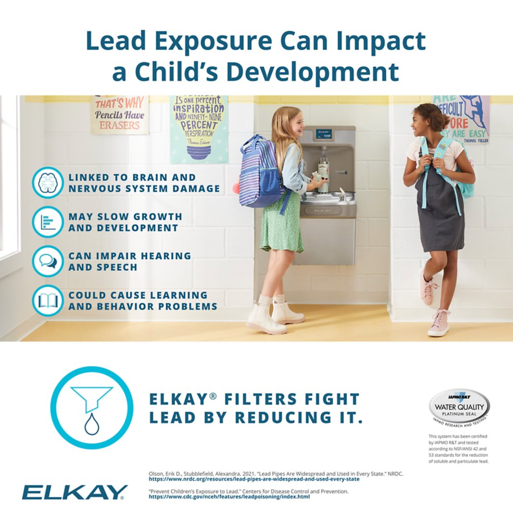 Elkay 51300C | WaterSentry Plus Filter Replacement for Bottle Fillers -