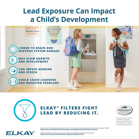 Elkay 51300C | WaterSentry Plus Filter Replacement for Bottle Fillers -