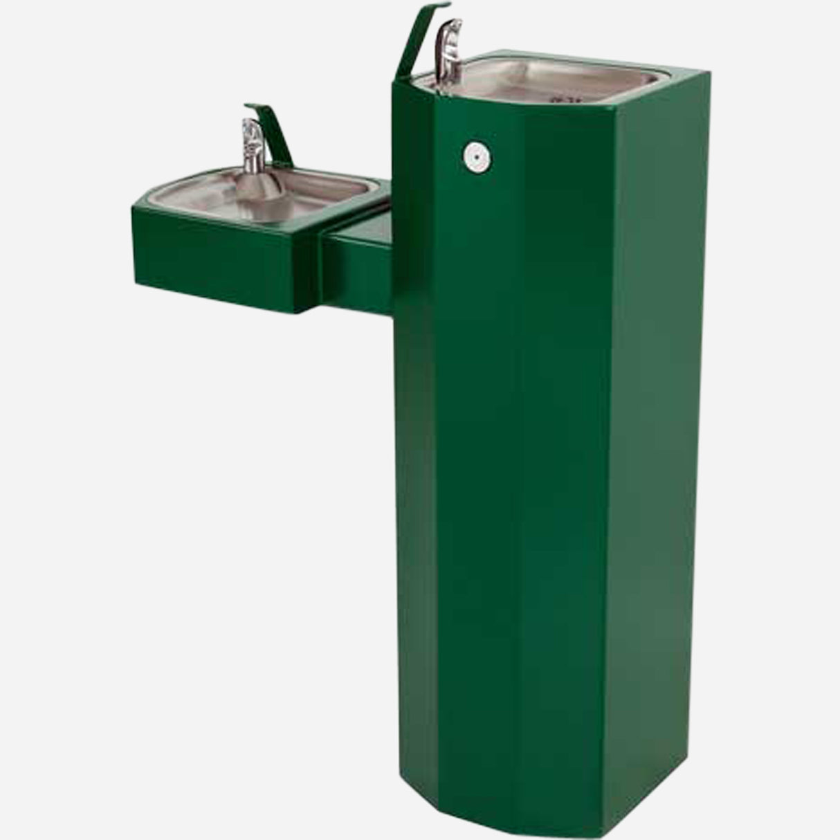 Murdock GSM55 | Bi-Level Pedestal Drinking Fountain with Vandal-Resistant Design