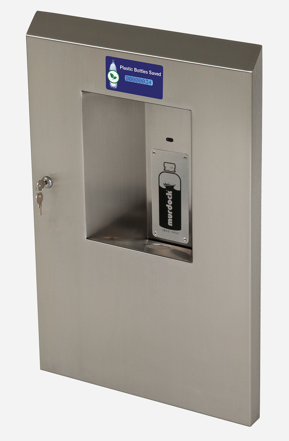 Murdock BF4 | Semi-Recessed Sensor-Operated Bottle Filler with 1 GPM Flow Rate