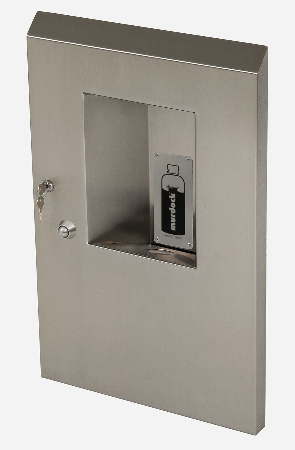 Murdock BF3 | Push Button Semi-Recessed Bottle Filler with 1 GPM Flow Rate