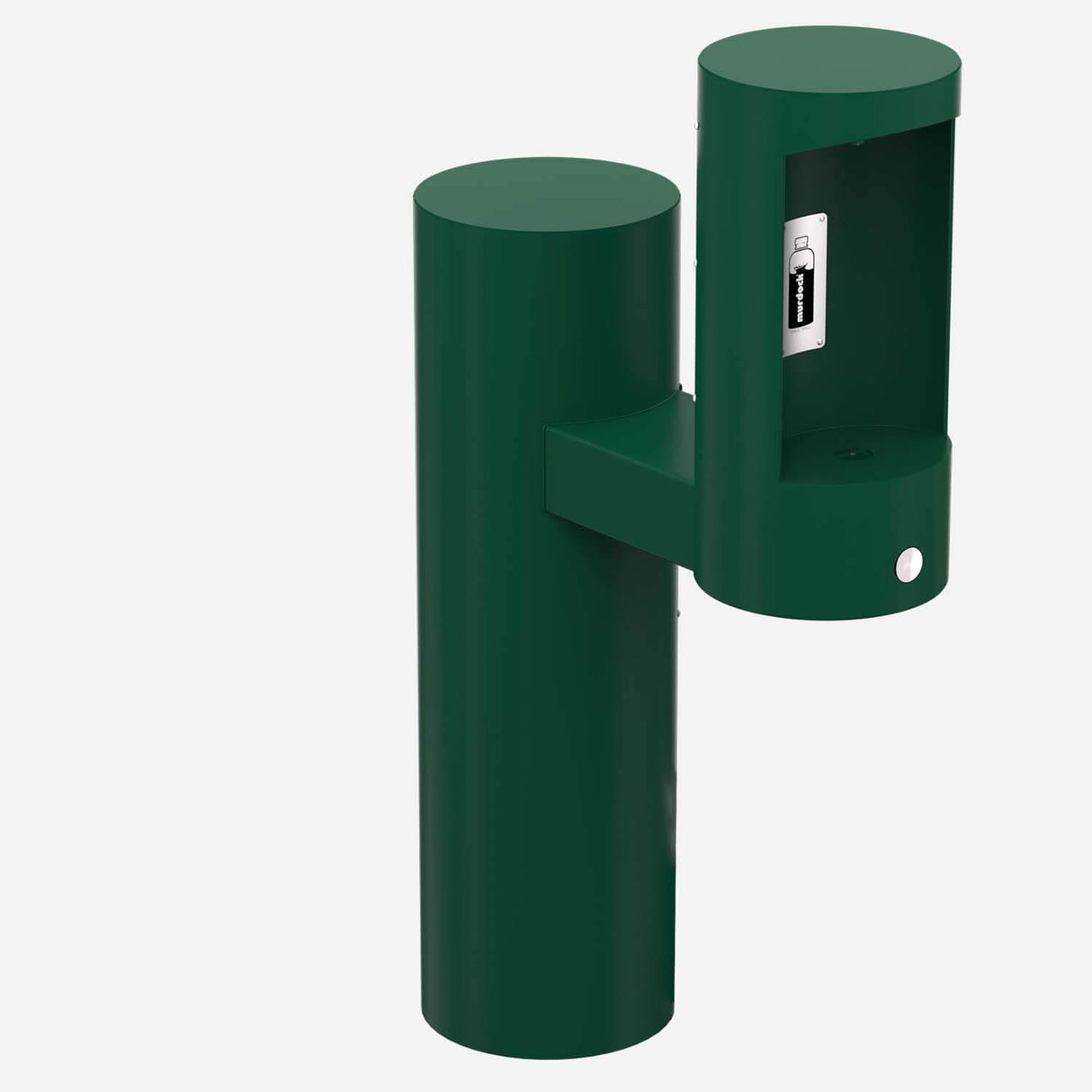 Murdock GYU64 | Outdoor Pedestal Bottle Filler with Sensor Activation & Optional Pet Fountain