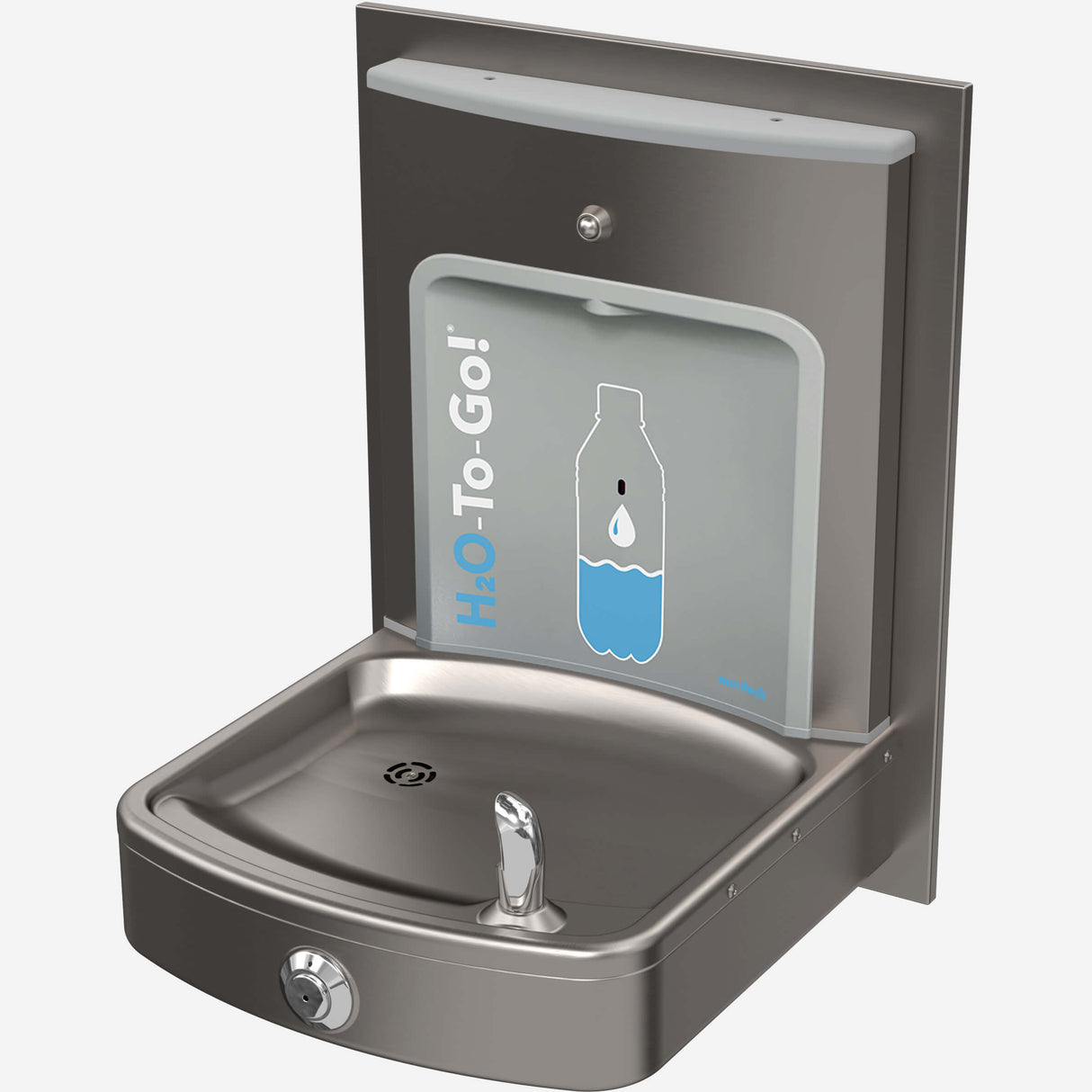 Murdock A191-BF12 Series Wall-Mounted Drinking Fountain with Bottle Filling Station