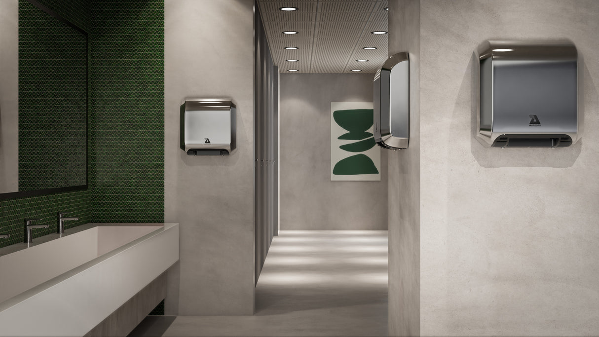 Bobrick B-7128 ***No Longer Available. See Our Recommended Replacement Below*** | TrimDry Hand Dryer | Surface-Mounted, 115V, Stainless Steel