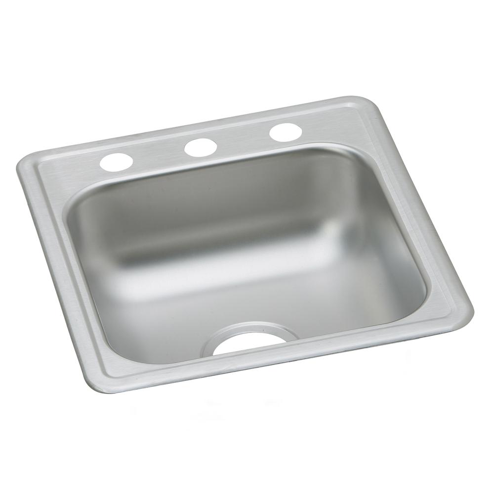 Elkay D11719 | Dayton, Single Bowl Drop-in Bar Sink | 17" x 19" x 6-1/8"